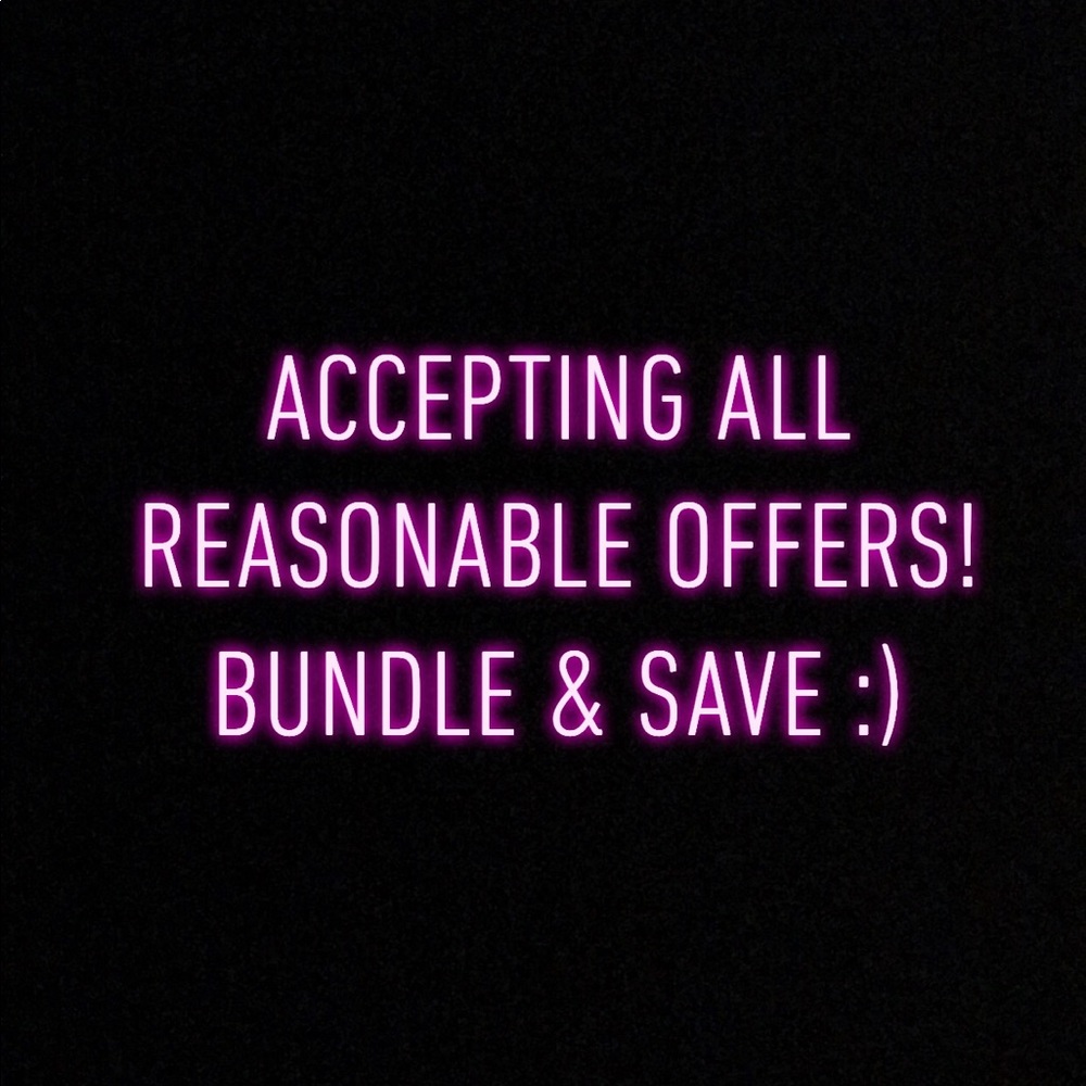 Accepting all reasonable offers!!